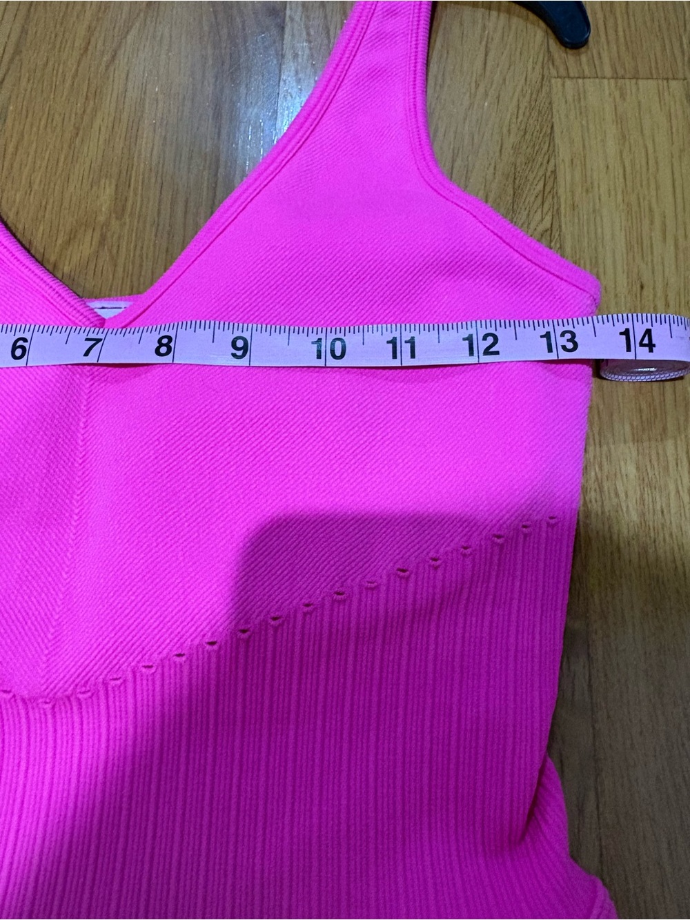 JoyLab Bright Pink V-Neck Knit Romper - Picture 5 of 7
